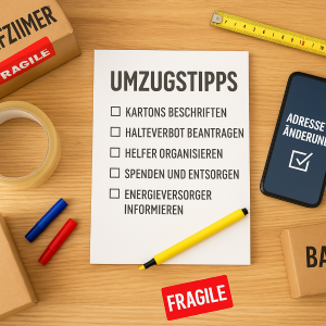Umzugstipps vom Möbeltaxi Lübeck für einen stressfreien Umzug