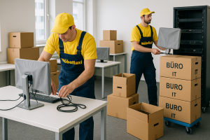 Professioneller Büroumzug mit dem Möbeltaxi